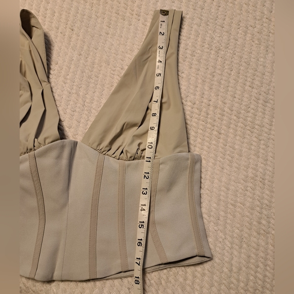 Paris Georgia Maeve Bodice Top Stone With Fawn Size L - Picture 11 of 12